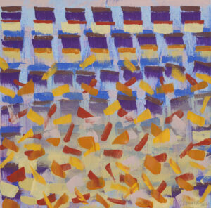 Zemma Mastin White, "Commix," paint on canvas