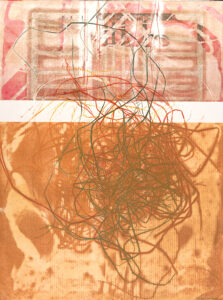 Zemma Mastin White, "Circulate," monoprint