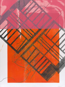 Zemma Mastin White, "Epitaph," monoprint