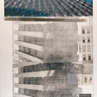 Zemma Mastin White, "Demolition," monoprint