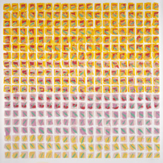 Zemma Mastin White, "Tulip Field," flashe paint on paper