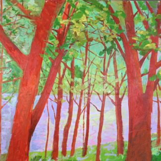 Ira Barkoff, "Tree Fantasy," oil on linen