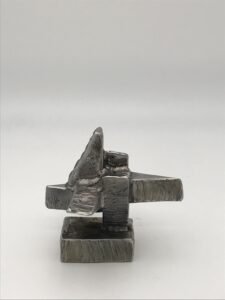 Brian Walters II, "Balance 3," reclaimed steel