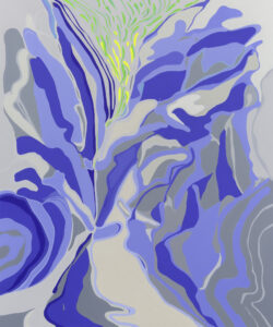 Oona Ratcliffe, "Sessions Rising," acrylic on canvas
