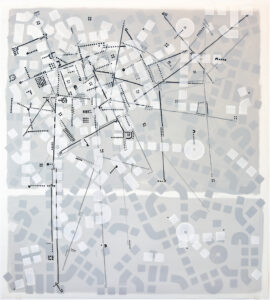 Paul Michael Graves, "Drawing 22.05.2022.," acrylic, sumi ink on drafting film