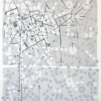 Paul Michael Graves, "Drawing 22.05.2022.," acrylic, sumi ink on drafting film