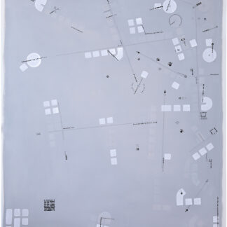 Paul Michael Graves, "Drawing 13.07.2022.," acrylic, sumi ink on drafting film