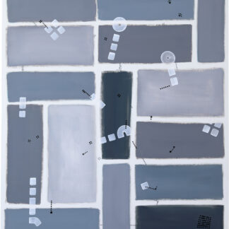 Paul Michael Graves, "Drawing 11.07.2022.," acrylic, sumi ink on drafting film