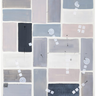 Paul Michael Graves, "Drawing 06.07.2022.," acrylic, sumi ink on drafting film