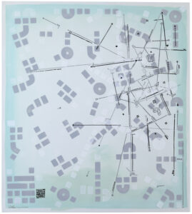 Paul Michael Graves, "Drawing 02.07.2022," acrylic, sumi ink on drafting film