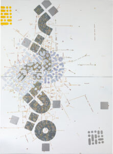 Paul Michael Graves, "Fig. LXXXIV. &; Fig. LXXXV.," oil on canvas
