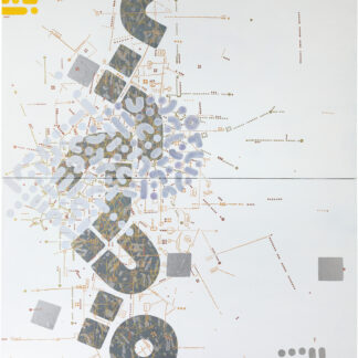 Paul Michael Graves, "Fig. LXXXIV. &; Fig. LXXXV.," oil on canvas