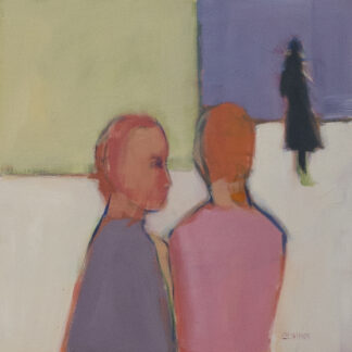 Sarah Benham, "The Secret," oil on canvas