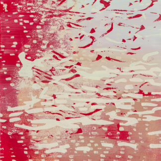 Laura Fayer, "Eden 309," acrylic, Japanese paper on paper