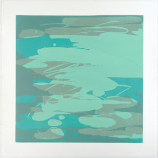 Liz Dexheimer, "Cloud Koi 2022.4," monotype