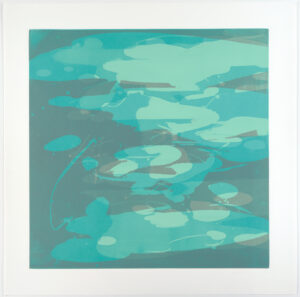 Liz Dexheimer, "Cloud Koi 2022.2," monotype
