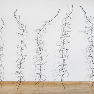 Rebecca Welz, "Vines," blackening on welded steel