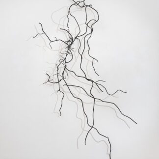 Rebecca Welz, "Passageways," blackening on welded steel