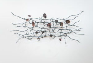 Knit Piece with Copper