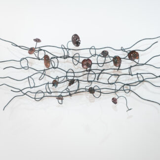 Knit Piece with Copper