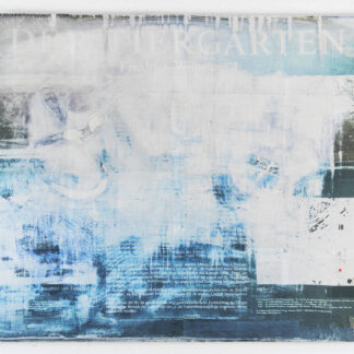 Eugene Brodsky, "Tiergarten," ink, acrylic, silk on linen