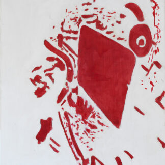 Eugene Brodsky, "Sideways," oil, linen on panel