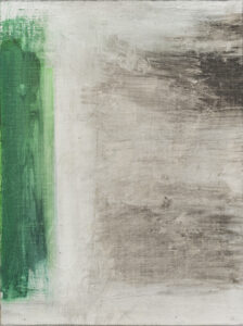 Eugene Brodsky, "Scratch," oil, linen on panel