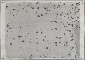 Eugene Brodsky, "Dots 8," ink and graphite on silk