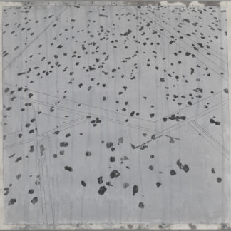 Eugene Brodsky, "Dots 11," ink and graphite on silk