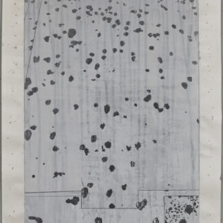Eugene Brodsky, "Dots 12," ink and graphite on silk