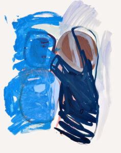 Pauline Galiana, "Inside 43," gouache on paper