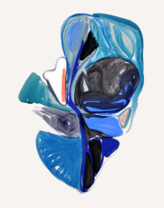 Pauline Galiana, "Inside 37," gouache on paper