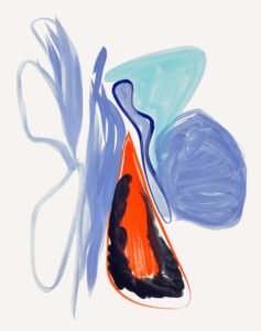 Pauline Galiana, "Inside 34," gouache on paper