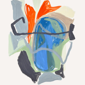 Pauline Galiana, "Inside 32," gouache on paper