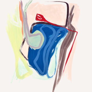 Pauline Galiana, "Inside 28," gouache on paper