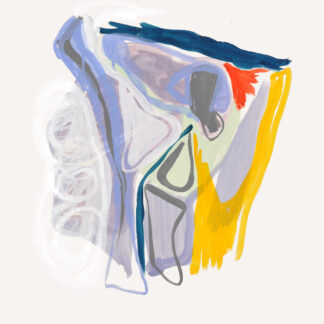 Pauline Galiana, "Inside 24," gouache on paper