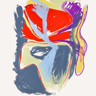 Pauline Galiana, "Inside 21," gouache on paper