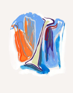 Pauline Galiana, "Inside 20," gouache on paper