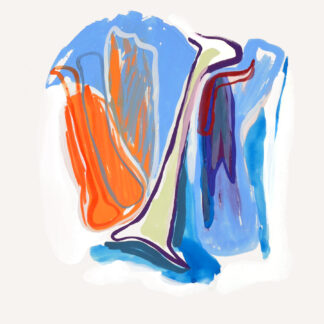 Pauline Galiana, "Inside 20," gouache on paper