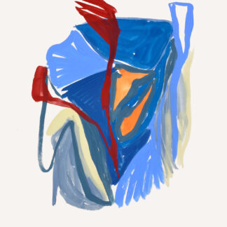 Pauline Galiana, "Inside 15," gouache on paper