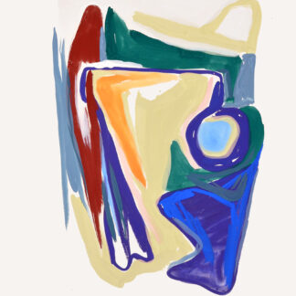Pauline Galiana, "Inside 13," gouache on paper