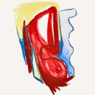 Pauline Galiana, "Inside 14," gouache on paper