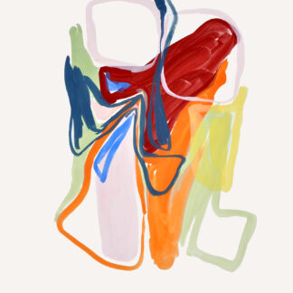 Pauline Galiana, "Inside 7," gouache on paper