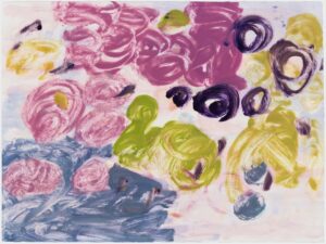 Michael Filan, "Poesia," water-based monotype