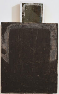 Eugene Brodsky, "SP 2 (Arch)," mixed media on linen and silk