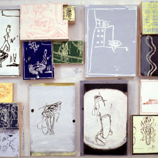 Eugene Brodsky, "NB TT Storyboard 3," mixed media on paper