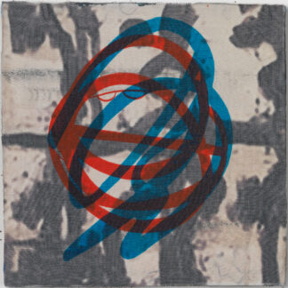 Eugene Brodsky, "Front/Back #4," oil, linen on panel