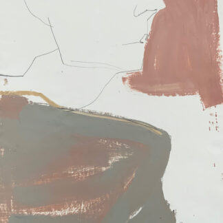 Thomas Libetti, "Profile Right," charcoal, pencil, oil and enamel on gesso'd paper