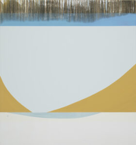 Sarah Hinckley, "Words Fall (2)," oil on canvas