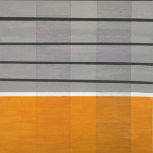 Zemma Mastin White, "Stillness," mixed media on canvas